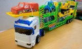 Mô hình xe ô tô chở xe con và xe công trường MH0530