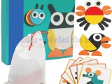 Đồ chơi ghép hình các con vật ngộ nghĩnh cho bé tự do sáng tạo GH002