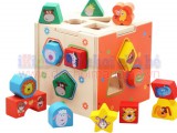Hộp thả hình động vật cho bé chơi mà học TH001