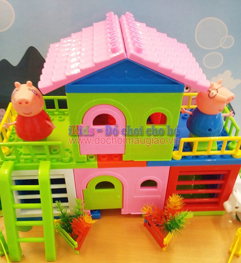 do choi xep hinh ngoi nha peppa pig dochoimaugiaovn 1