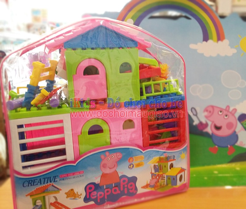 do choi xep hinh ngoi nha peppa pig dochoimaugiaovn 4