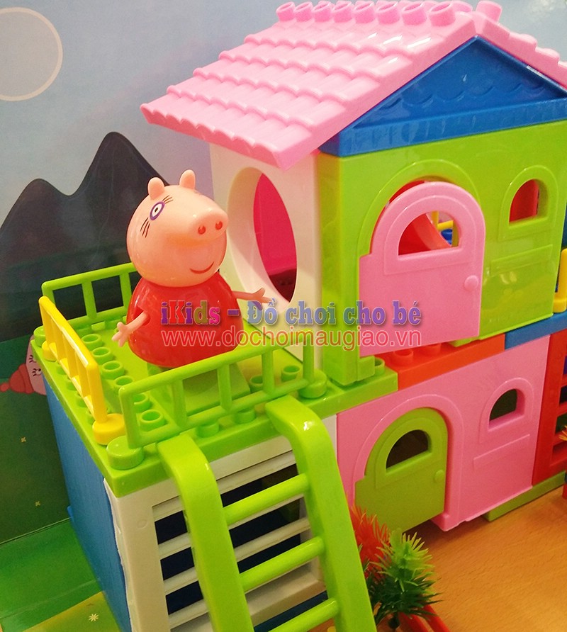 do choi xep hinh ngoi nha peppa pig dochoimaugiaovn 5