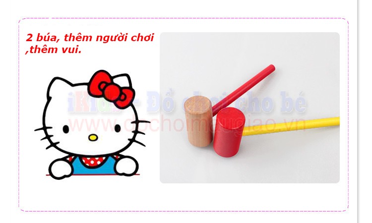 bo do choi dap chuot bang go 2 bua ikids shop 11
