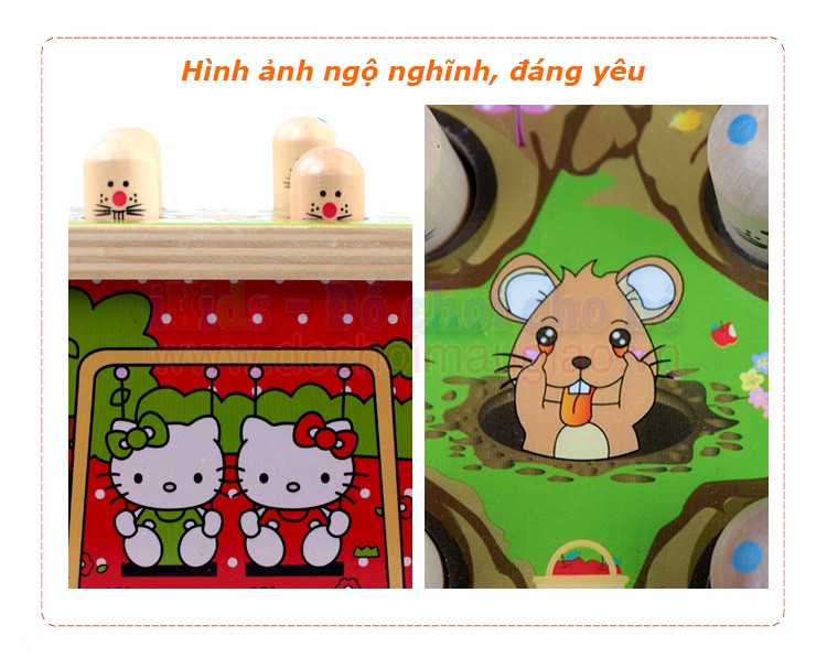 bo do choi dap chuot bang go 2 bua ikids shop 6