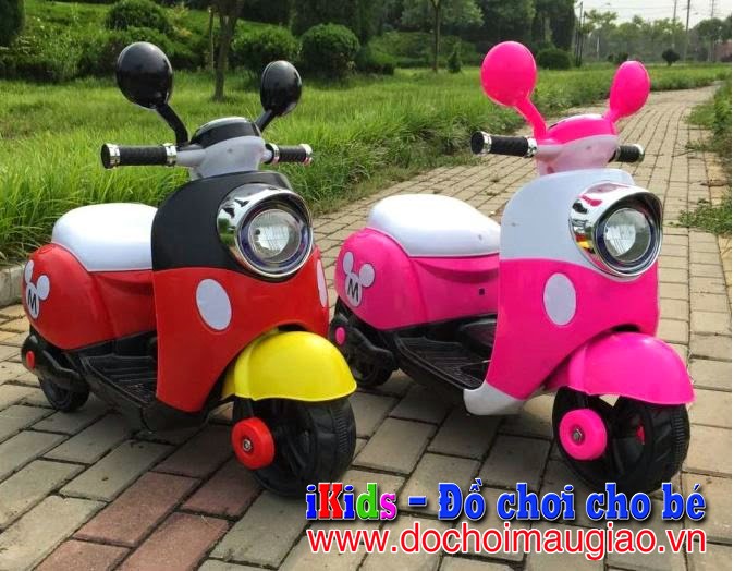 xe may dien vespa xg005 do choi tre em 6