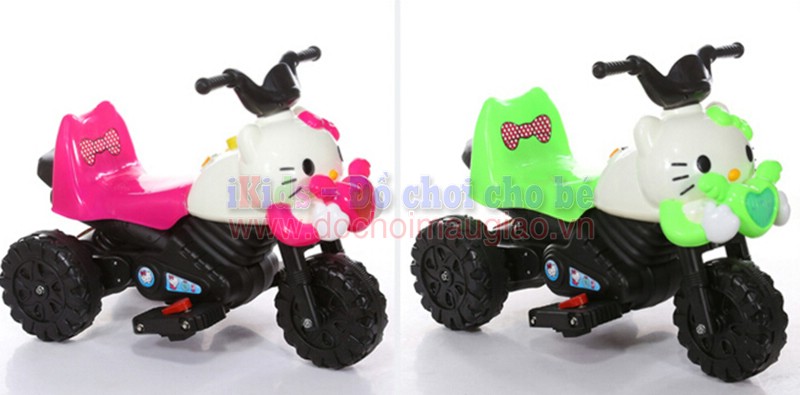 xe may dien tre em hello kitty dochoimaugiaovn 2