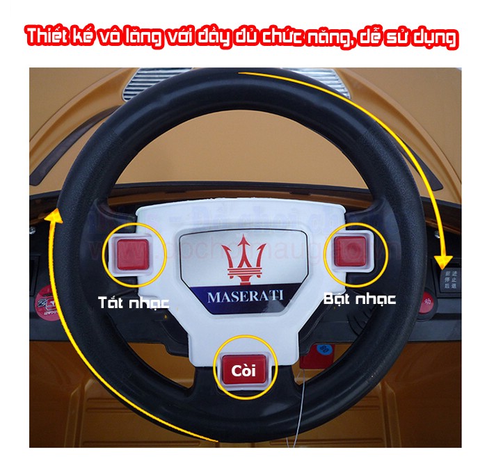 Xe oto dien tre em Maserati 6666 dochoimaugiao(19)