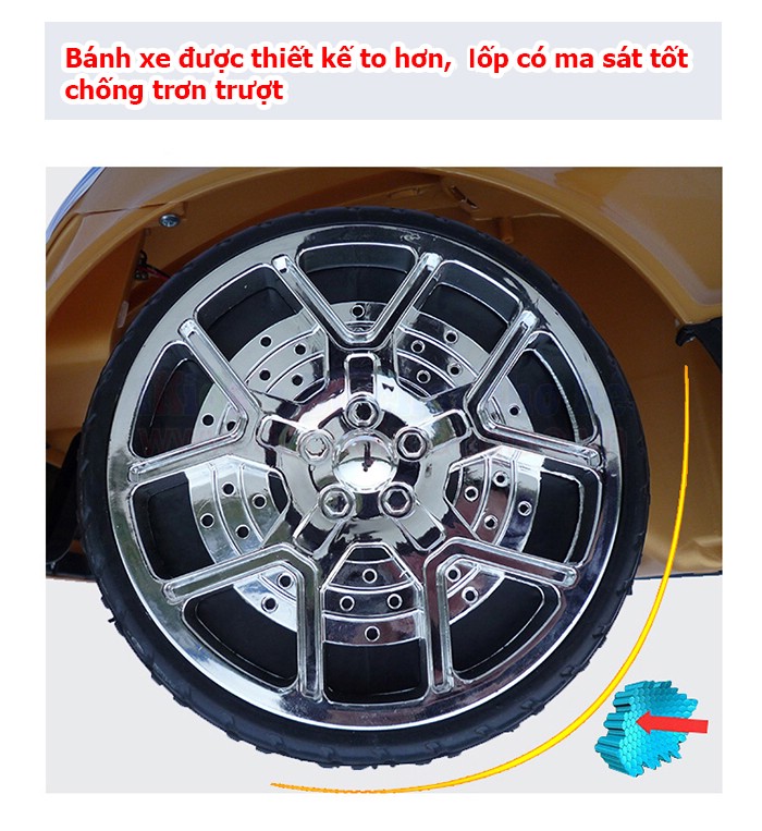 Xe oto dien tre em Maserati 6666 dochoimaugiao(7)